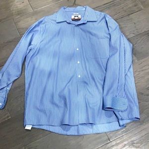Joseph Abboud Men’s Button Down Dress Shirt, LIKE NEW CONDITION ; SIZE 18 34/35
